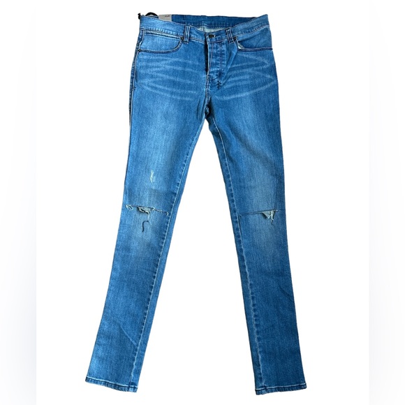 Ksubi Van Winkle Blue Denim Slim Jeans Size: 30